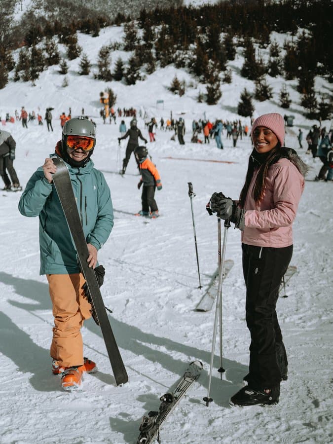 Aula de Ski